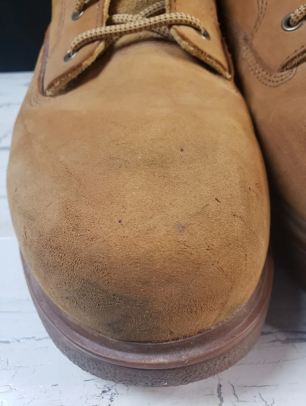 Wolverine Cheyanne Thermolite Nubuck Leather Work Boots in Tan - Men's size 12